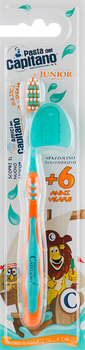 Детская зубная щетка Pasta del Capitano Junior 6+ Мягкая Оранжевая (8002140035913_orange)