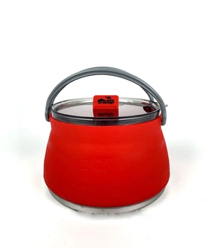 Чайник силіконовий з металевим дном Tramp TRC-125-terracota 1 л теракотовий