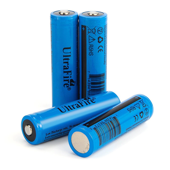 Акумулятор Li-ion UltraFire 18650 2000mAh 3.7V, Blue, 2 шт. в упаковці, ціна за 1 шт.