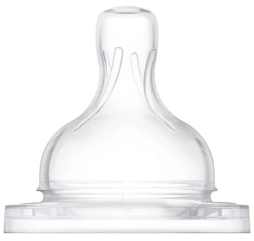 Соска силіконова Avent Classic+ повільний потік 2шт 1+ SCF632/27