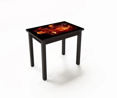 Стол обеденный раскладной Fusion furniture Ажур венге/стекло УФ 01 131 (10000024)
