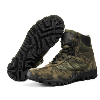 Тактические ботинки BlackBay высокие зеленые камуфляж (S-1-GREEN) | 43 (28.5см)
