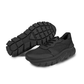 Жіночі тактичні кросівки BlackBay чорні на шнурівці з високою підошвою (SW-BLACK) | 38 (24.5см)