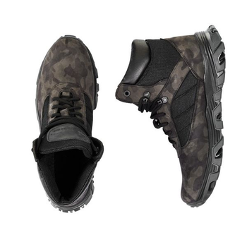 Тактические ботинки BlackBay высокие серо-черный камуфляж (S-1-GREY) | 41 (27.5см)