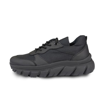 Женские тактические кроссовки BlackBay черные на шнурках с высокой подошвой (SW-BLACK) | 41 (26.5см)