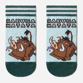 Дитячі шкарпетки бавовняні для дівчаток Conte Kids Disney 17С-126/1СПМ-455 12 р Блідо-бірюзові (4810226466780)