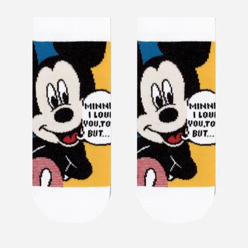 Дитячі шкарпетки бавовняні для хлопчиків Conte Kids Disney 17С-126/1СПМ-345 14 р Білі (4810226331194)