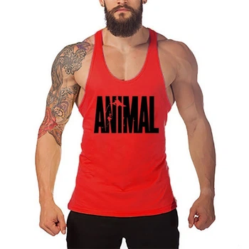 Мужская майка для бодибилдинга ANIMAL Pink Hero красная 11908-3 XL