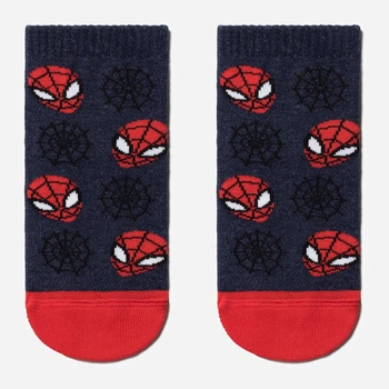 Детские носки хлопковые для мальчиков Conte Kids CK Marvel 17С-133СПМ 22 Темно-синие (4810226499726)