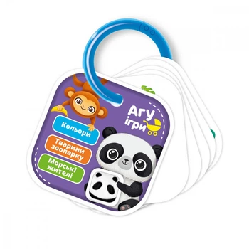 Карточки на кольце VLADI TOYS VT2000-01 Цвета. Животные