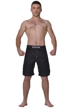 Шорти MMA Berserk Sport Legacy Чорний + size (на резинці) 3XL