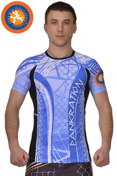 Рашгард BERSERK SPORT Pankration 3D Approved UWW M blue (012163)