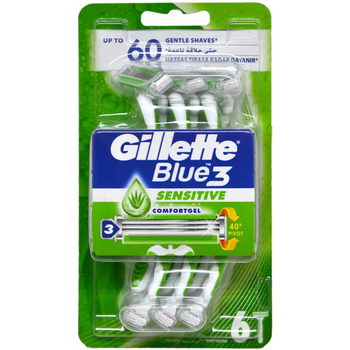 Станок одноразовий Gillette Blue 3 Sensitive, 6 шт