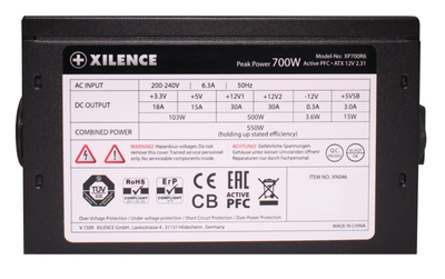 Блок питания Xilence Performance C (XP700R6) 700W
