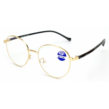 Комп'ютерні окуляри New line С2"Антивідблиск" ЗАХИСТ ОЧЕЙ в комплекті з Футляром і ганчірочкою реальний захист для очей від екрану монітора і смартфона Gold