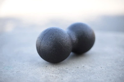Мяч массажный арахис для йоги и фитнеса Duoball 24-12 см (MS 2758-1)