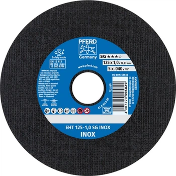 Круг отрезной PFERD EHT 125-1,0 SG INOX