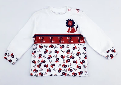 Футдолка длинный рукав Kids Klub 2571 56см (р) белый с красным