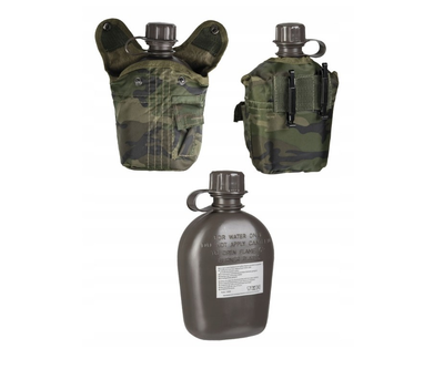 Фляга 1 л Mil-Tec® US woodland