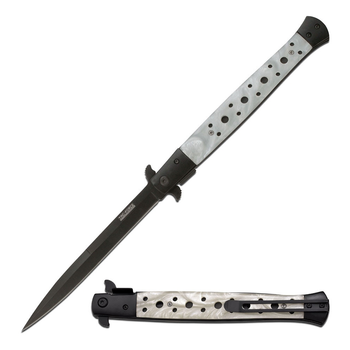 Нож Tac-Force бело-черный TF-547PB