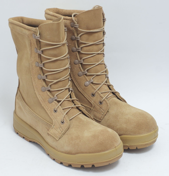 Берці армії США демісезонні для холодної погоди Belleville Intermediate Cold Wet Boots 40 пісочні