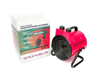 Обігрівач електричний Grunhelm GPH-2000 гармата дуйка