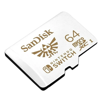 microSDXC (UHS-1) SanDisk For Nintendo Switch 64Gb class 10 (R100Mb/s, W90Mb/s)
