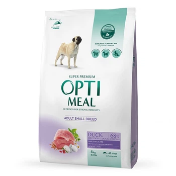 Сухой корм Optimeal для взрослых собак Мелких пород со вкусом Утки 4 кг (4820083905537)