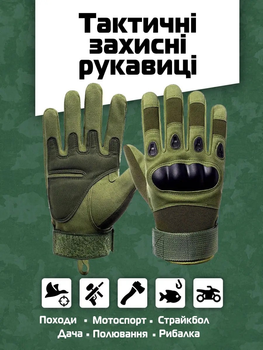Тактичні повнопалі рукавички 5.11 Tactical ТРО, ЗСУ велоспорт полювання розмір L