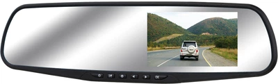 Відеореєстратор Atrix JS-X1000 Full HD Smart Mirror Dual Cam Black (x1000b)