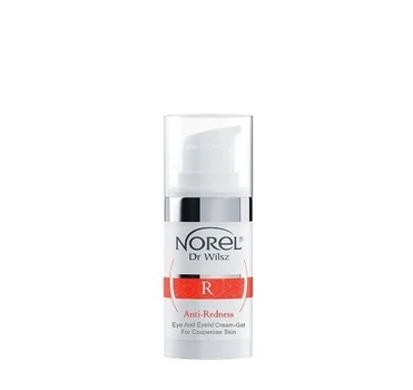 Norel Anti-Redness - Eye and eyelid cream-gel for couperose skin - крем-гель содержит экстракты цветков боярышника и арабского жасмина 15 мл