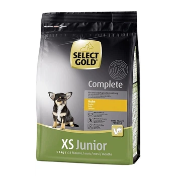 POLA EXCEL SC GOLD CREAM 4個 Сухой корм SELECT GOLD Complete XS Junior Chicken с курицей для