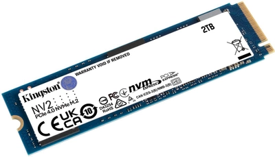 SSD диск Kingston NV2 2TB M.2 2280 NVMe PCIe 4.0 x4 (SNV2S/2000G)