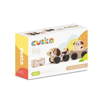 Деревянная игрушка "Сообразительные щенки" 15443