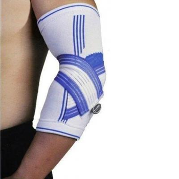 Фіксатор ліктя Power System Elbow Support Pro White/Blue S/M (PS-6007_S/M_White-Blue)