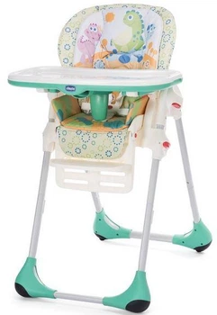 Стільчик для годування Chicco Polly 2 в 1 Dinofood (79065.47)