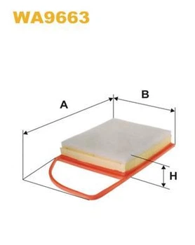 Фільтр повітря Citroen Berlingo III, C3 II, C3 Picasso, C4, C4 II, C4 Picasso, C5 II Wix Filters (WA9663) WIX Filters (WA9663)