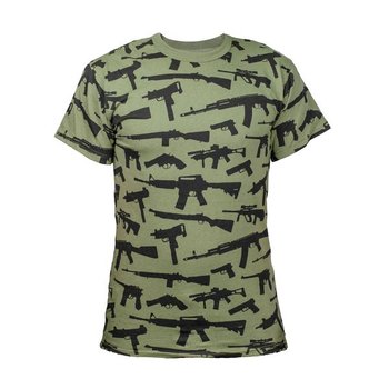 Футболка Rothco Vintage Guns T-Shirt Хаки XL 2000000086491