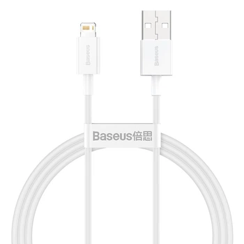 Кабель для быстрой зарядки Baseus Superior Series Fast Charging Lightning 2.4A 2m White