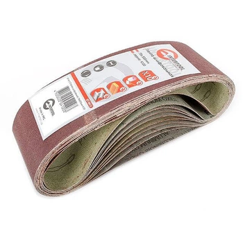 Стрічка шліфувальна 75*533 мм, зерно 120, уп. 10 шт INTERTOOL BT-0412