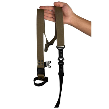 Ремень оружейный одноточечный - двухточечный Tactical Belt тактический универсальный одноточка двухточка койот