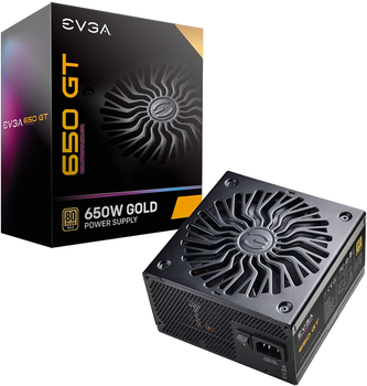Блок питания EVGA SuperNova 650 GT 220-GT-0650-Y1, 80+ GOLD 650W, Fully Modular, ECO Mode
