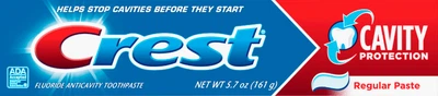 Зубна паста Crest Cavity Protection Regular Paste 161 г (037000512066/056100082217)