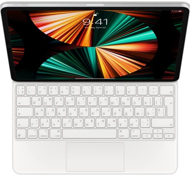 Чехол-клавиатура для планшета Apple Magic Keyboard для iPad Pro 12.9 (5th gen) UA White (MJQL3UA/A)
