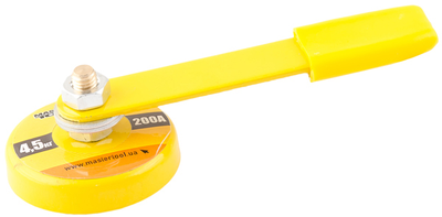 Затиск маси Mastertool магнітний 4.5 кг, Ø 50 мм, 200 А (81-0192)
