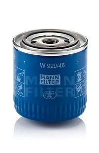 Фильтр масляный двигателя NISSAN PATHFINDER, NAVARA 2.5 dCi 05- (пр-во MANN) W920/48 MANN-FILTER (W92048)