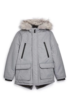 Куртка парка для хлопчика сіра Primark 140см (40007059)