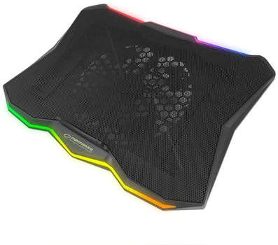 Охолоджувальна підставка для ноутбука Esperanza EGC110 Xalok Black/RGB