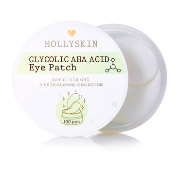 Патчи под глаза HOLLYSKIN Glycolic AHA Acid Eye Patch 100 шт