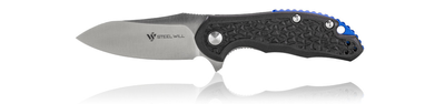 Нож Steel Will "Modus", мини, черно-синий (4008148)